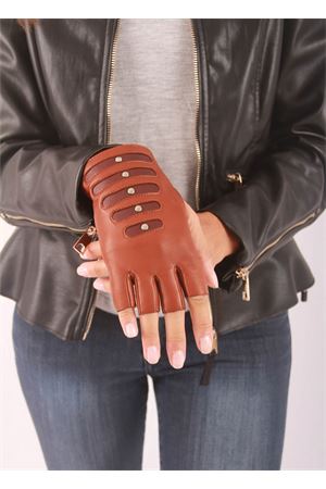 Guanti senza dita marroni in nappa Capri Gloves | CG654MARRONE